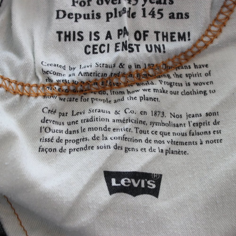 Levi Strauss & Co 514 Medium Wash Straight Leg Jeans 30w x 30l (NWOT) - Picture 9 of 16